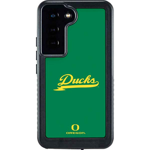 University of Oregon Ducks Logo and Wings Galaxy S24 Waterproof Case
